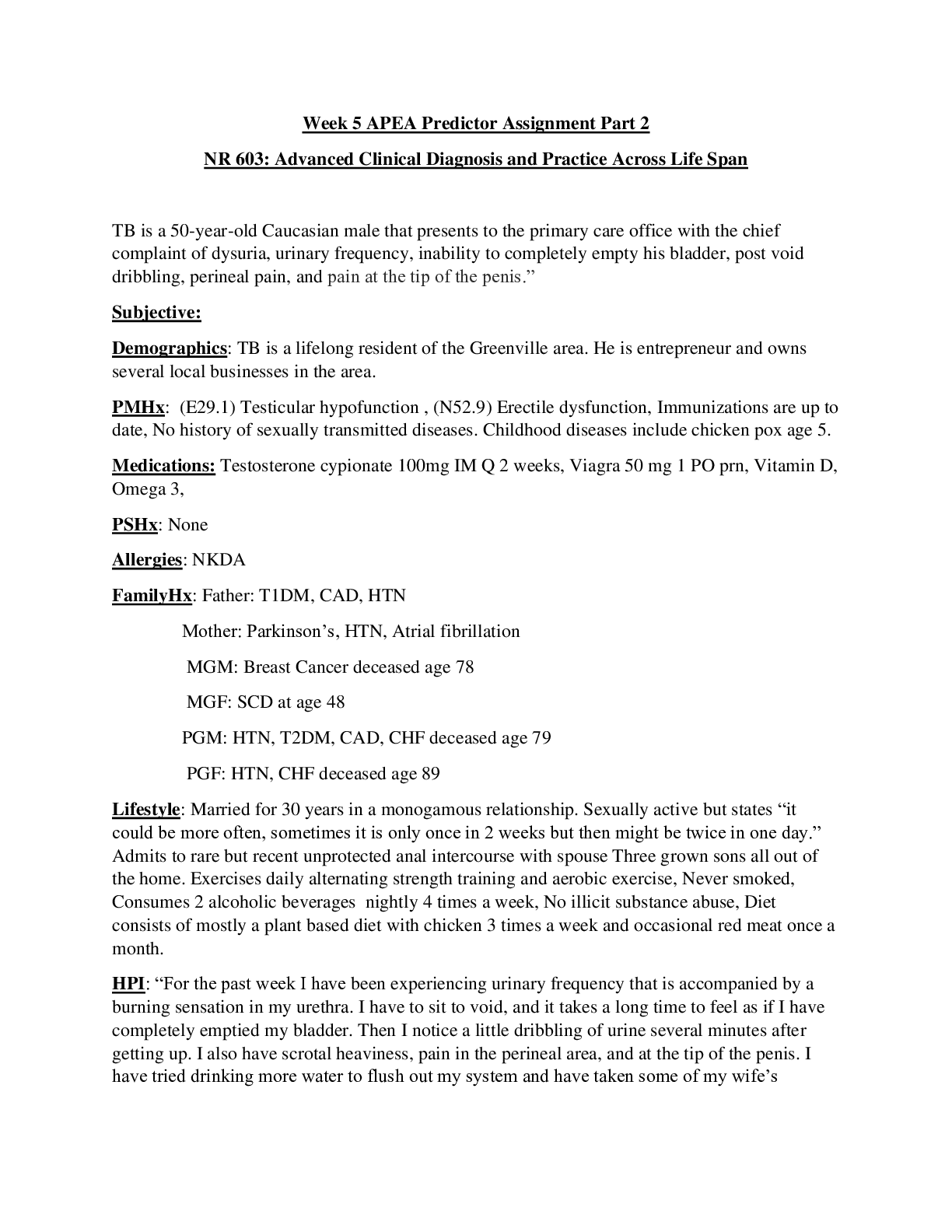 Preview image for NR 603 Week 5 APEA Predictor Assignment Part 2